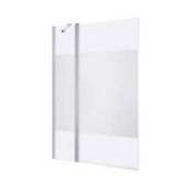 (RR76) 1400X1040mm Calera Bath screen. RRP £172.99. Calera is the practical bath screen soluti... (