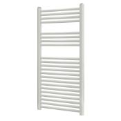 (PP212) 1100 X 500MM TOWEL RADIATOR WHITE. High quality steel construction with a matt white finish.