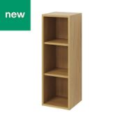 (QP115) 300mm Caraway Oak effect Tall Wall cabinet,. Kitchen cabinets go through a lot of wear... (