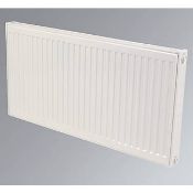 (RR133) 600x1200mm Single-Panel Single Convector Radiator White. RRP £43.99. Horizontal. Suita... (