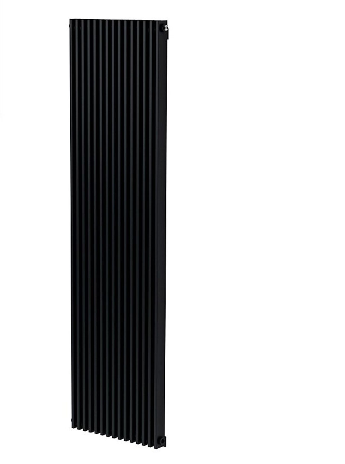(RR84) 1800x500mm Kensal Vertical Designer Radiator Anthracite Painted. RRP £449.99. The Kensa... ( - Image 3 of 3