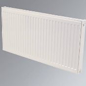 (RR134) 400x1000mm Single-Panel Single Convector Radiator White. RRP £43.99. Horizontal. Suita... (