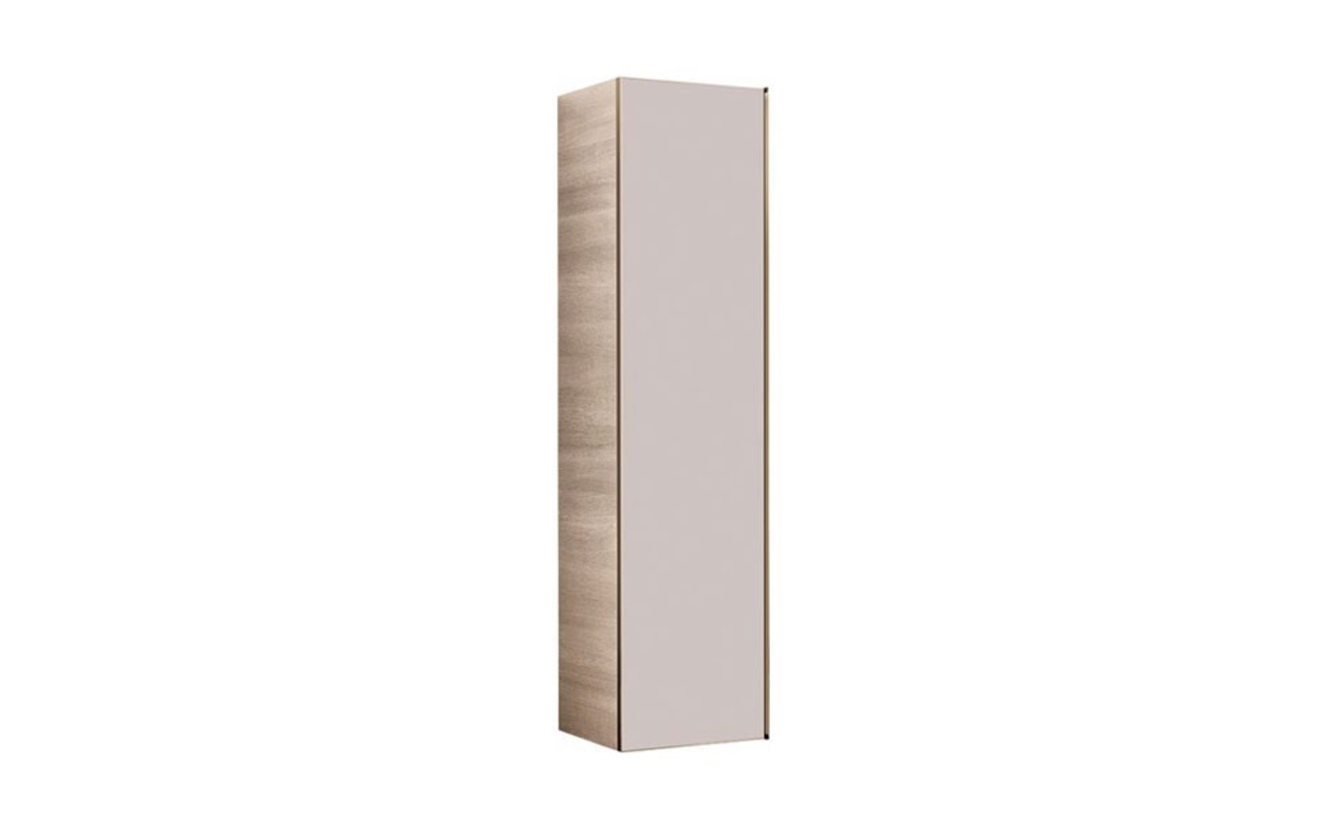 (PC37) Keramag 1600mm Citterio Tall Cabinet 400x1600x371mm. RRP £899.99. Wood Structure Oak T...( - Image 3 of 3