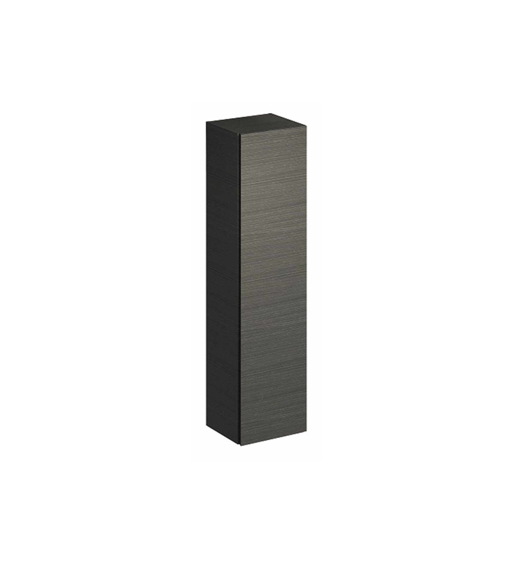 (PC39) Keramag 1700mm Xeno Scultura Grey Tall cabinet. RRP £1,175.99. 400x1700x351mm, wood te...( - Image 3 of 3