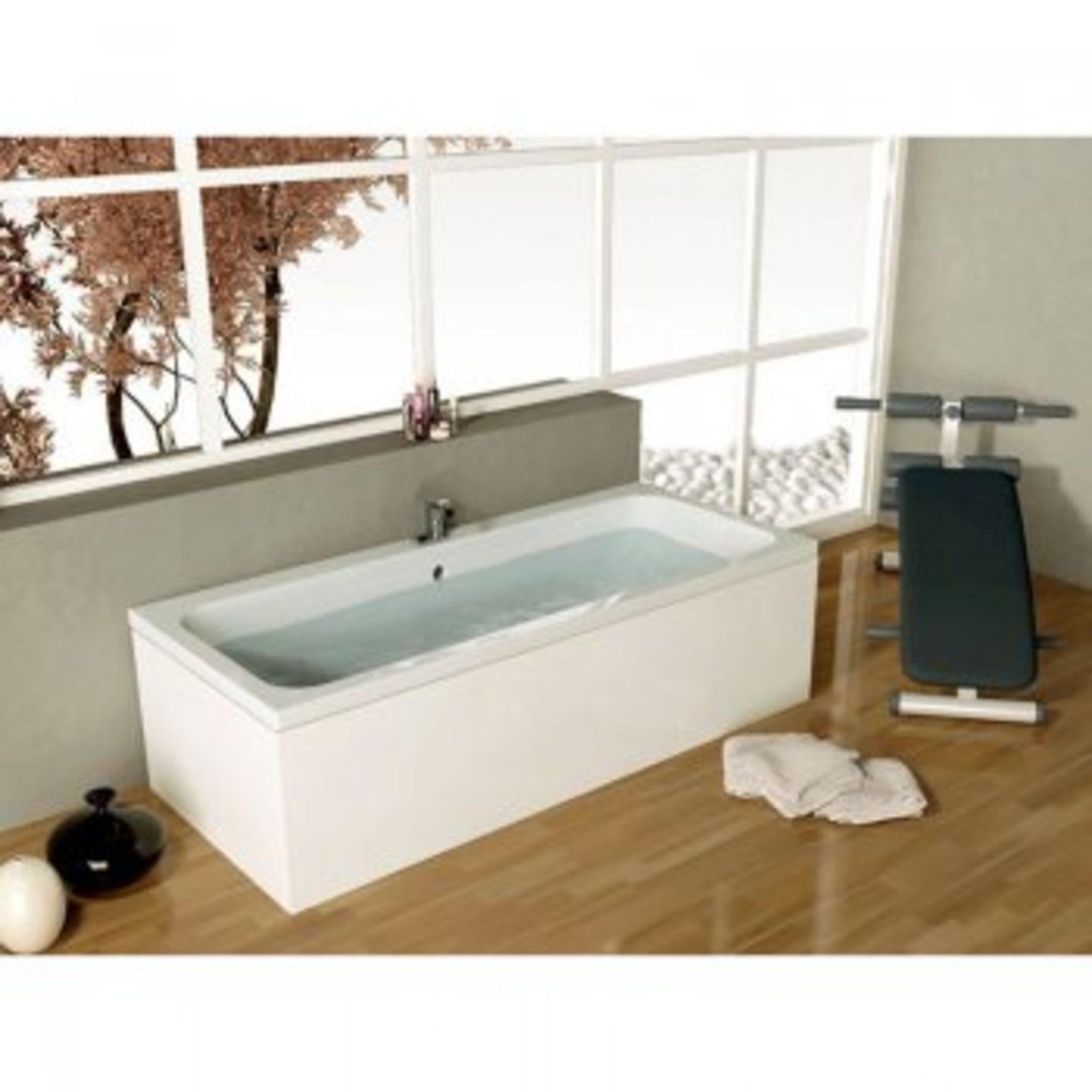 (PC60) 2000x900mm Keramag Deep Double Ended Bath. RRP £997.99. Our range of double ended bat...( - Image 3 of 4