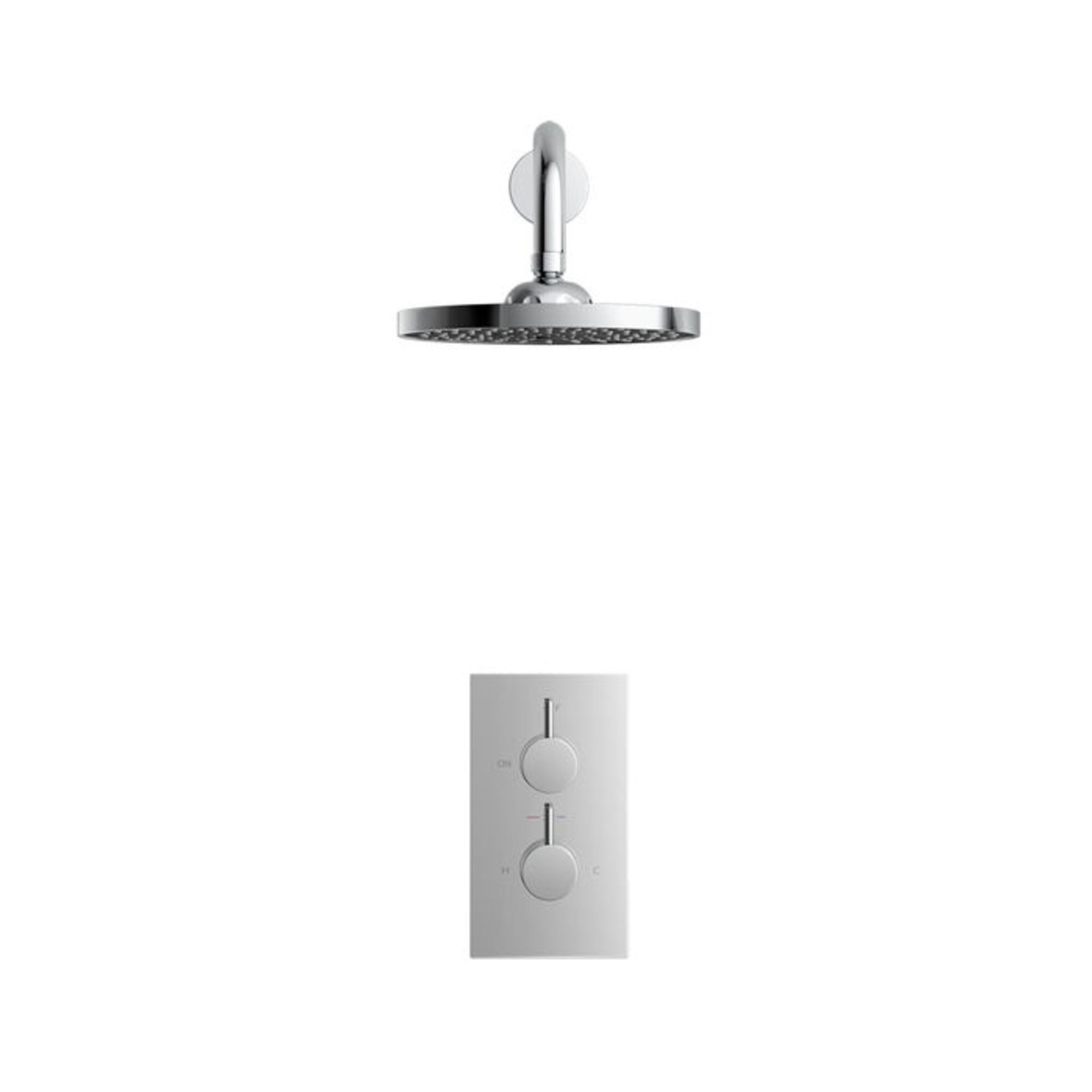 (PC62) Round Thermostatic Mixer Shower & Head - Essentials is our fuss free range that combin...( - Image 2 of 3