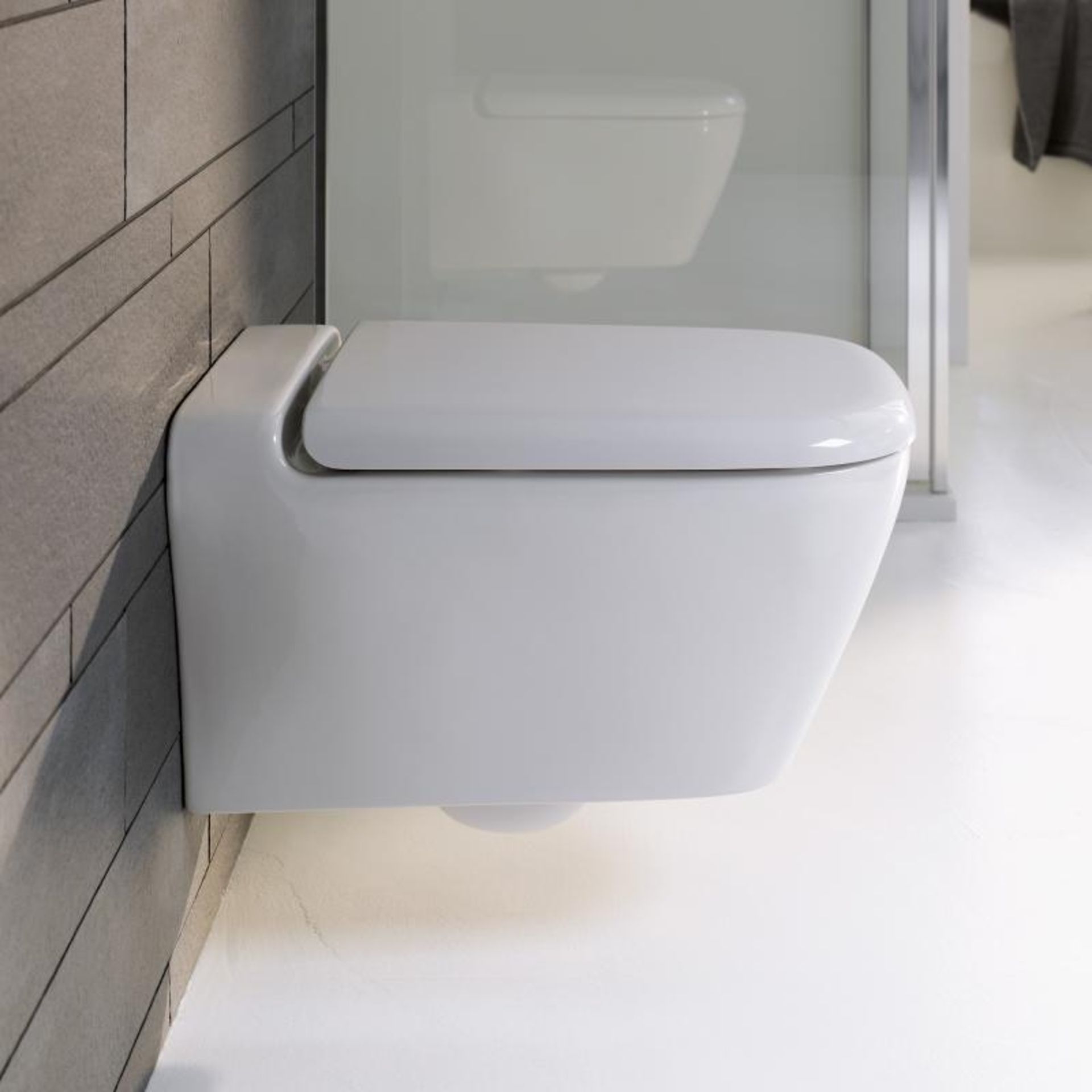 (PC134) Myday Wall Hung 540mm Toilet. RRP £379.99. The myDay bathroom series from Keramag, is ...( - Image 2 of 2