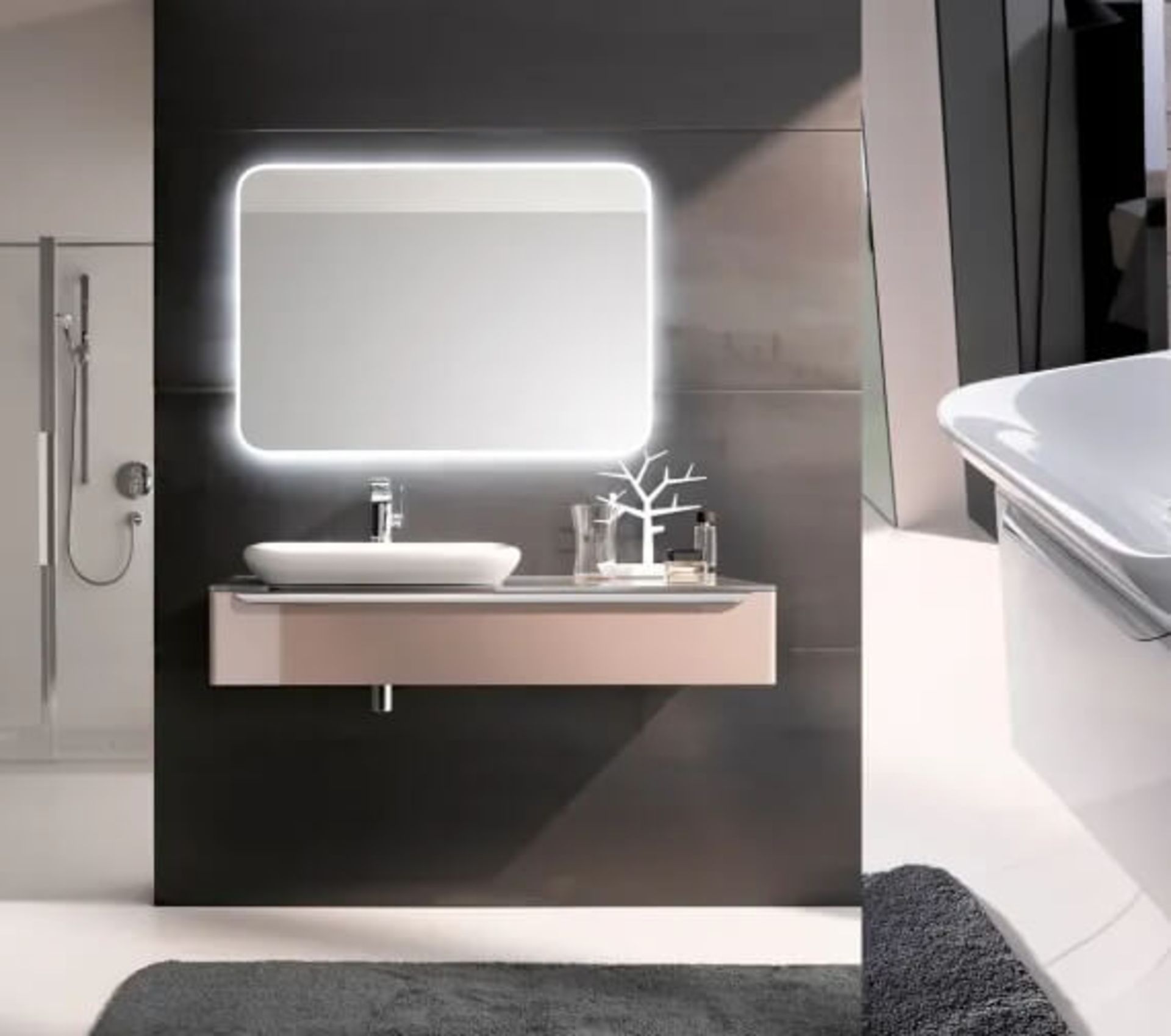 (PC10) 1150mm Keramag Myday Vanity Unit. RRP £1,050.99. Comes complete with basin. Moisture re...(