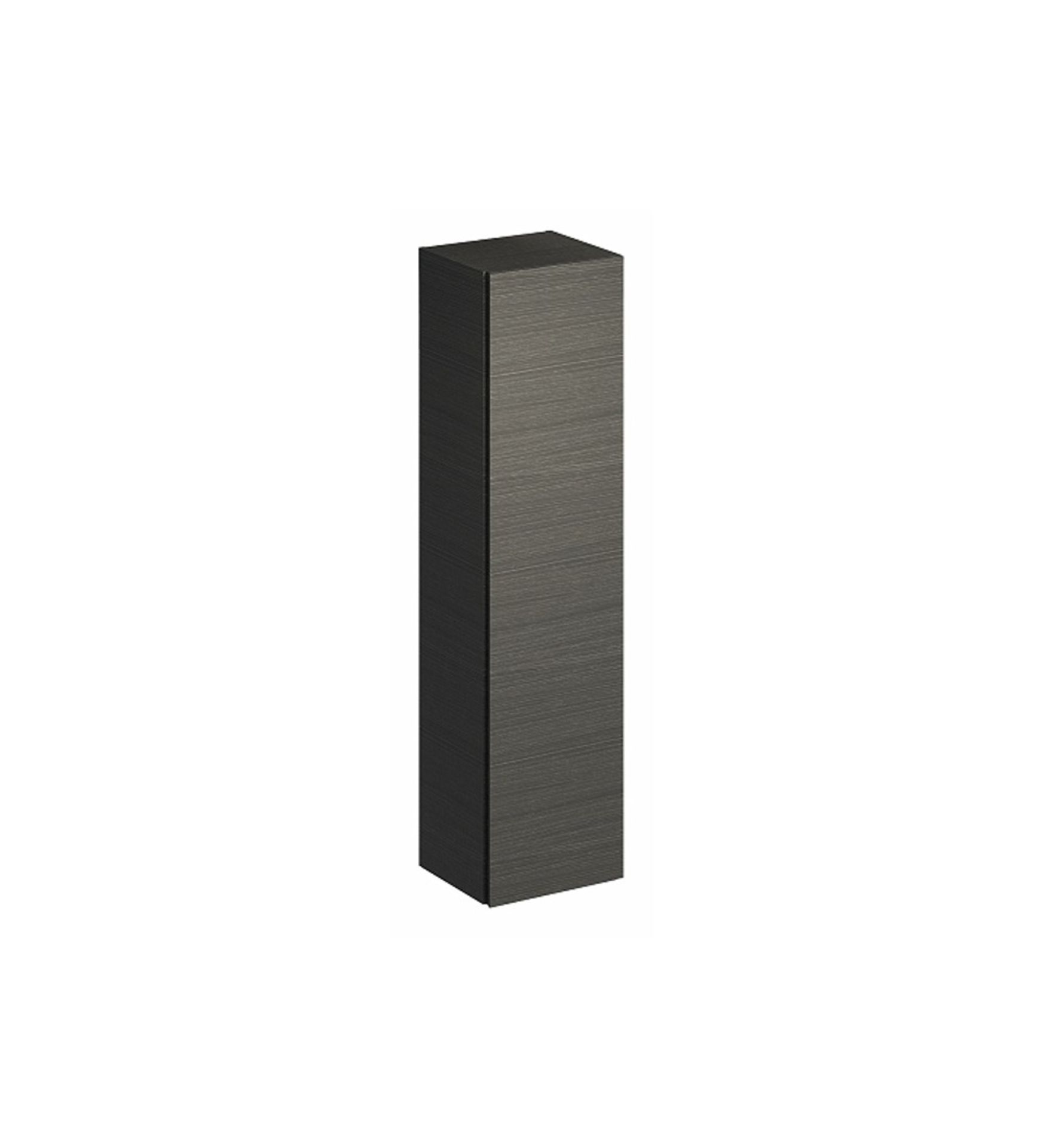 (PC30) Keramag Xeno Scultura Grey Tall cabinet. RRP £1,175.99. 400x1700x351mm, wood texture S...( - Image 3 of 3