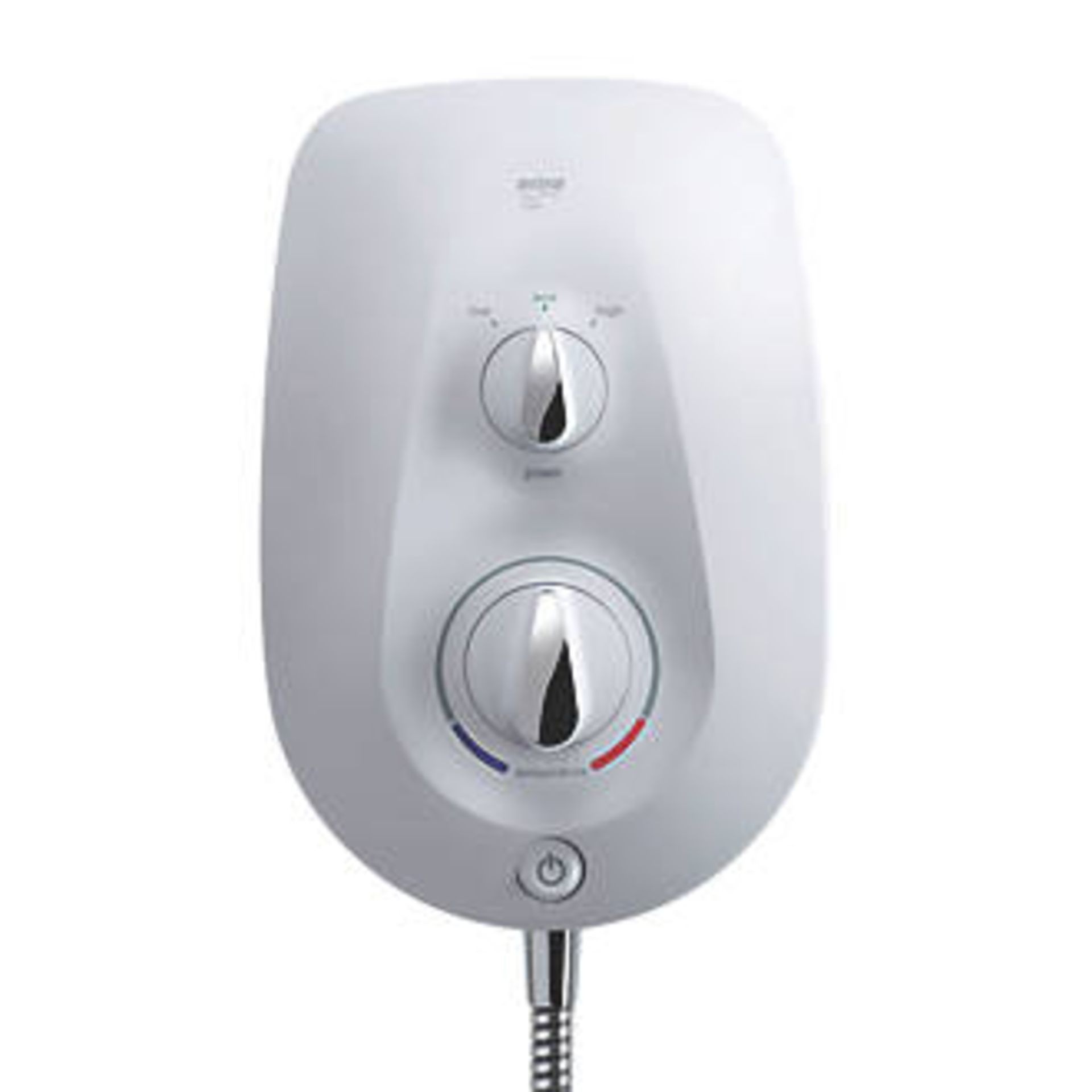 (XL67) Mira Go White 10.8kW Electric Shower. RRP £324.99. Contemporary electric shower with pr...( - Image 3 of 4