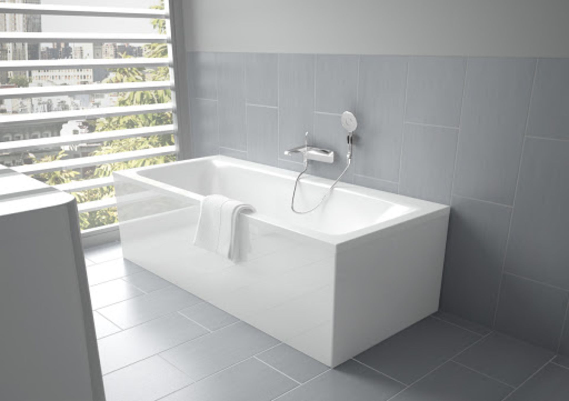 (PC60) 2000x900mm Keramag Deep Double Ended Bath. RRP £997.99. Our range of double ended bat...( - Image 4 of 4