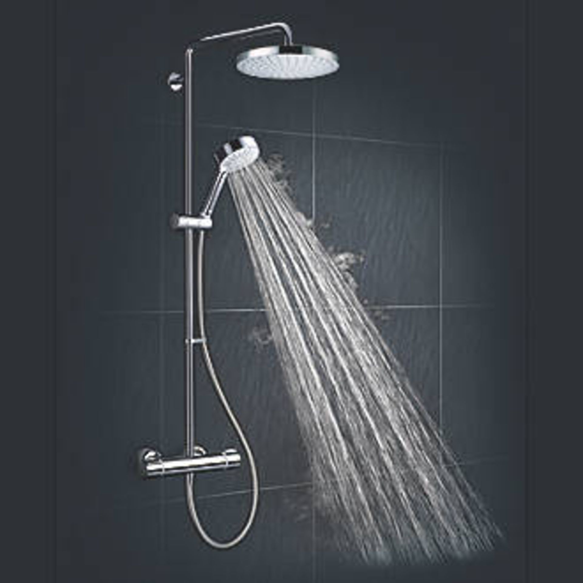 (XL64) Mira Atom ERD Rear-Fed Exposed Chrome Thermostatic Mixer Shower. RRP £389.99. Thermosta... - Image 2 of 3