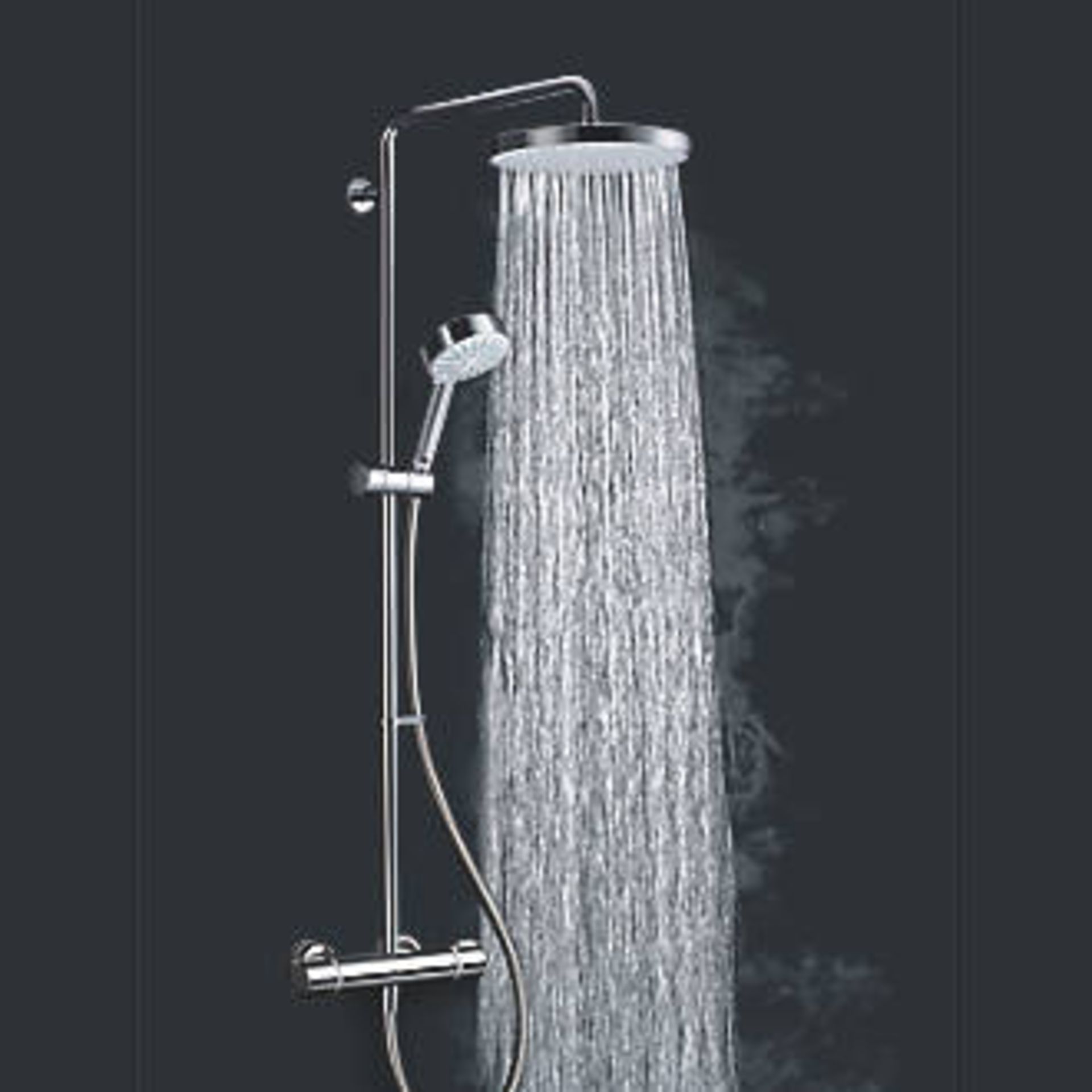 (XL64) Mira Atom ERD Rear-Fed Exposed Chrome Thermostatic Mixer Shower. RRP £389.99. Thermosta...