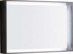 (XL137) Citterio Grey/Brown illuminated Mirror. RRP £627.99. If youre looking for a touch of ...