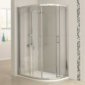 Twyfords 1200x800mm - 8mm - Offset Quadrant Shower Enclosure. RRP £559.99.Make the most of tha...