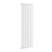 (CP87) 1800x532mm White Panel Vertical Radiator. RRP £339.99. This streamlined flat panel      (