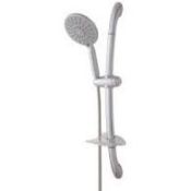 (XL115) Cooke & Lewis Yarona Chrome effect Shower kit. Extra large design premium shower head f...