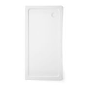 (XL111) 1500x800mm Rectangular Ultra Slim Stone Shower Tray. Low profile ultra slim design G...