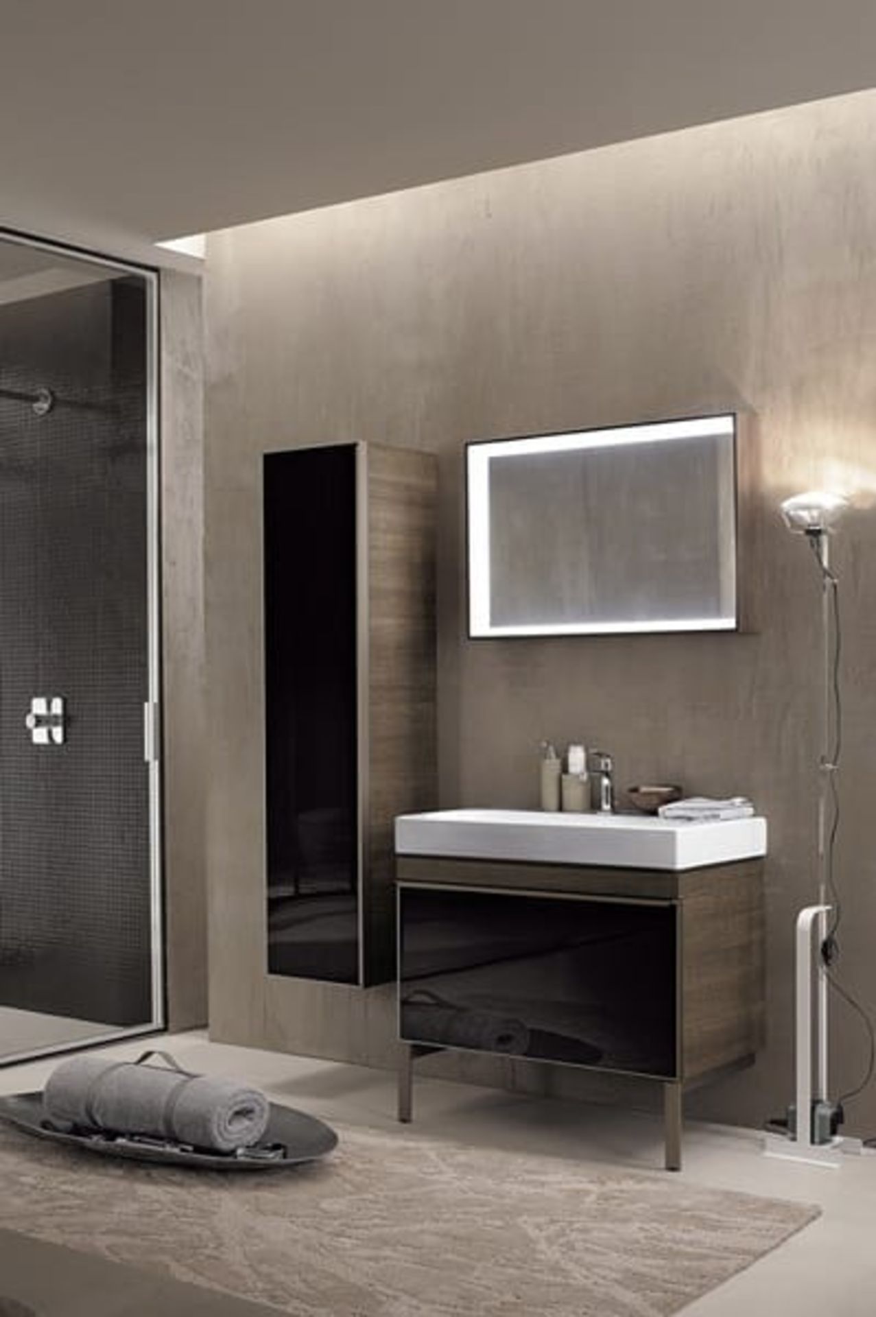 (XL34) Citterio Grey/Brown illuminated Mirror Element. RRP £827.99. If youre looking for a tou... - Image 4 of 5