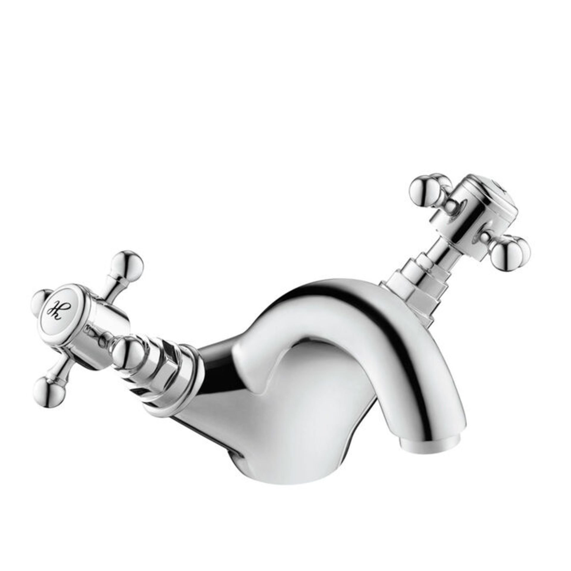 (XL43) Victoria II Sink Mixer Tap. Modern techniques in a classic coat. Why not: it looks authe... - Image 2 of 4