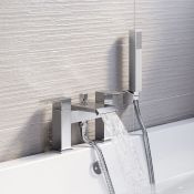 (XL152) Oslo Waterfall Bath Shower Mixer. Engineered from Chrome Plated Solid Brass – stron...