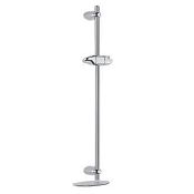 (XL113) Mira Nectar Slide Bar Chrome. Soap dish with integrated hose-retaining ring / shower g...