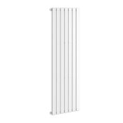 (RK147) 1600x532mm White Panel Vertical Radiator. RRP £299.00. Made from low carbon steel wit...