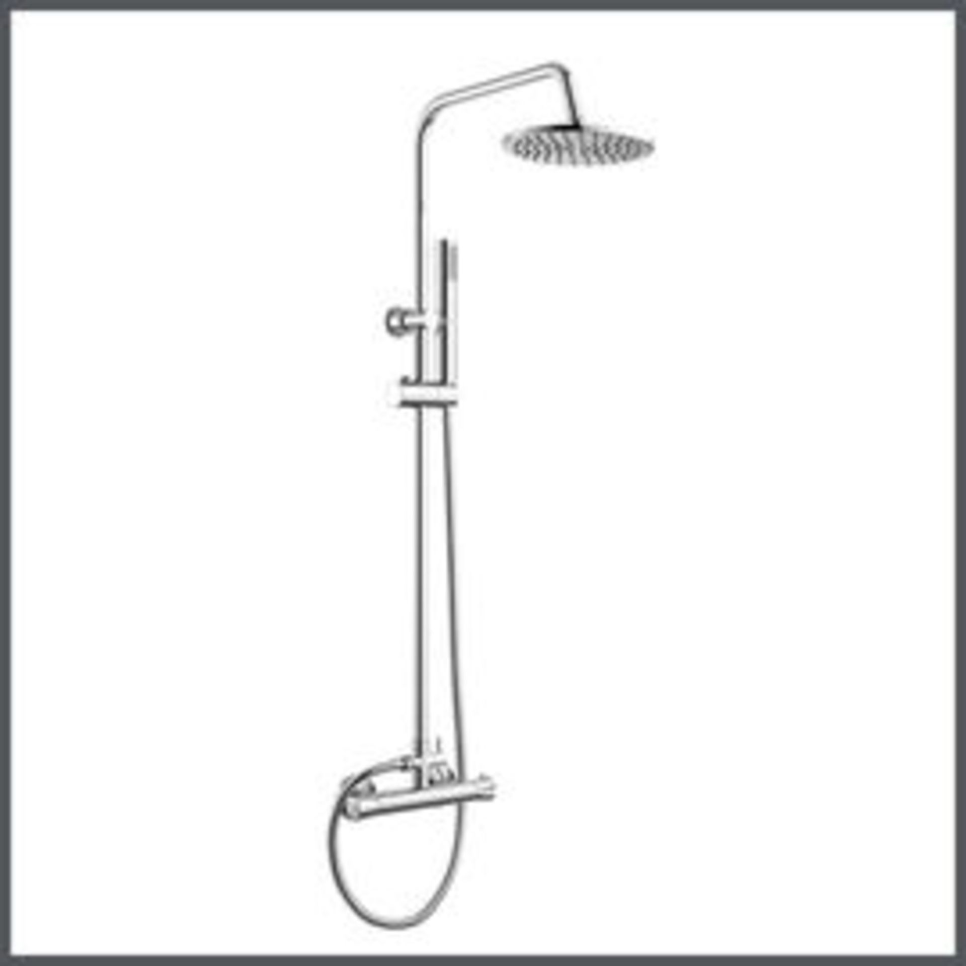 (CC166) Round Exposed Thermostatic & Medium Head. RRP £399.99. Enjoy the minimalistic aestheti... - Image 2 of 2