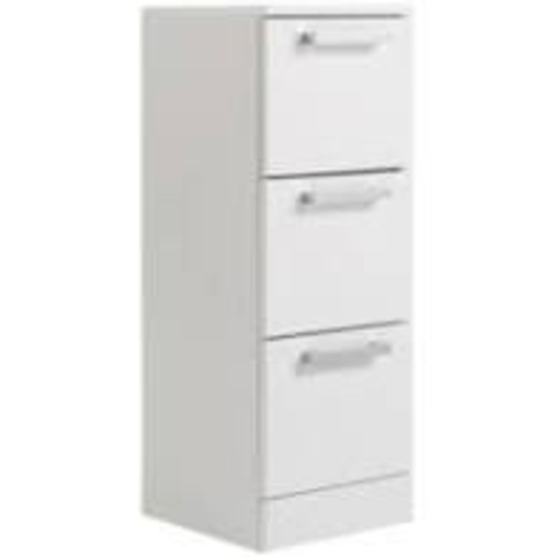 (XL85) Ardenno Gloss White Three drawer unit. Clean, crisp and versatile, our Ardenno gloss wh...