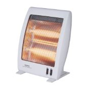 (XL170) 1000W FREESTANDING QUARTZ HEATER. Quartz heater with carry handle. 2 heat settings: 500...