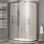 Twyfords 900x760mm - 8mm - Premium EasyClean Offset Quadrant Shower Enclosure - Reversible.RRP ...