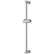 (XL82) Chrome effect Classic shower riser rail. The adjustable riser rail enables you to use t...
