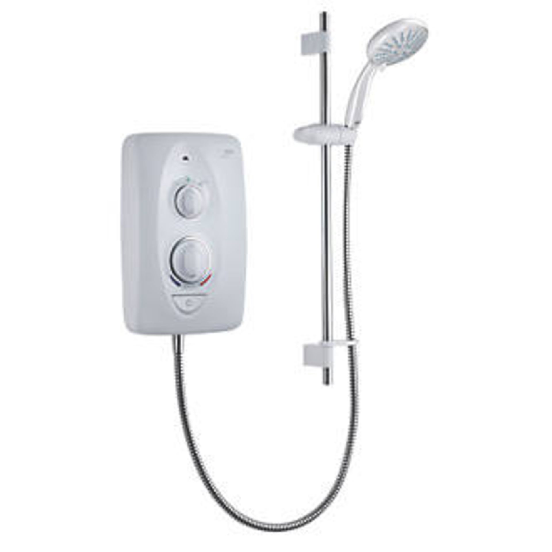 (XL66) Mira Sprint Multi-Fit White 9.5kW Electric Shower. Easy to fit electric shower with pres... - Image 2 of 4