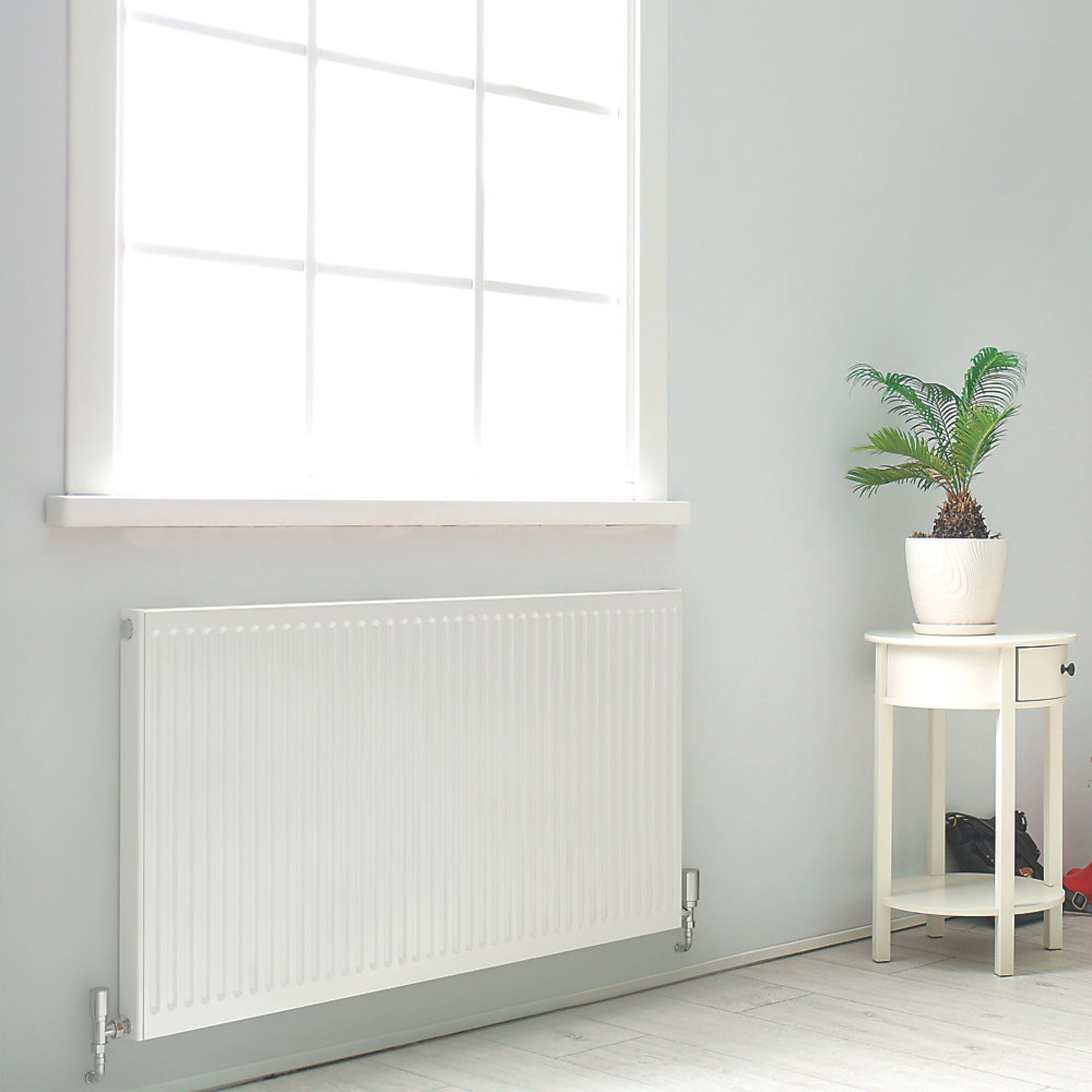 (SU1053) 600x600mm BARLO TYPE 21 DOUBLE-PANEL PLUS SINGLE CONVECTOR RADIATOR WHITE. RRP £44.99...