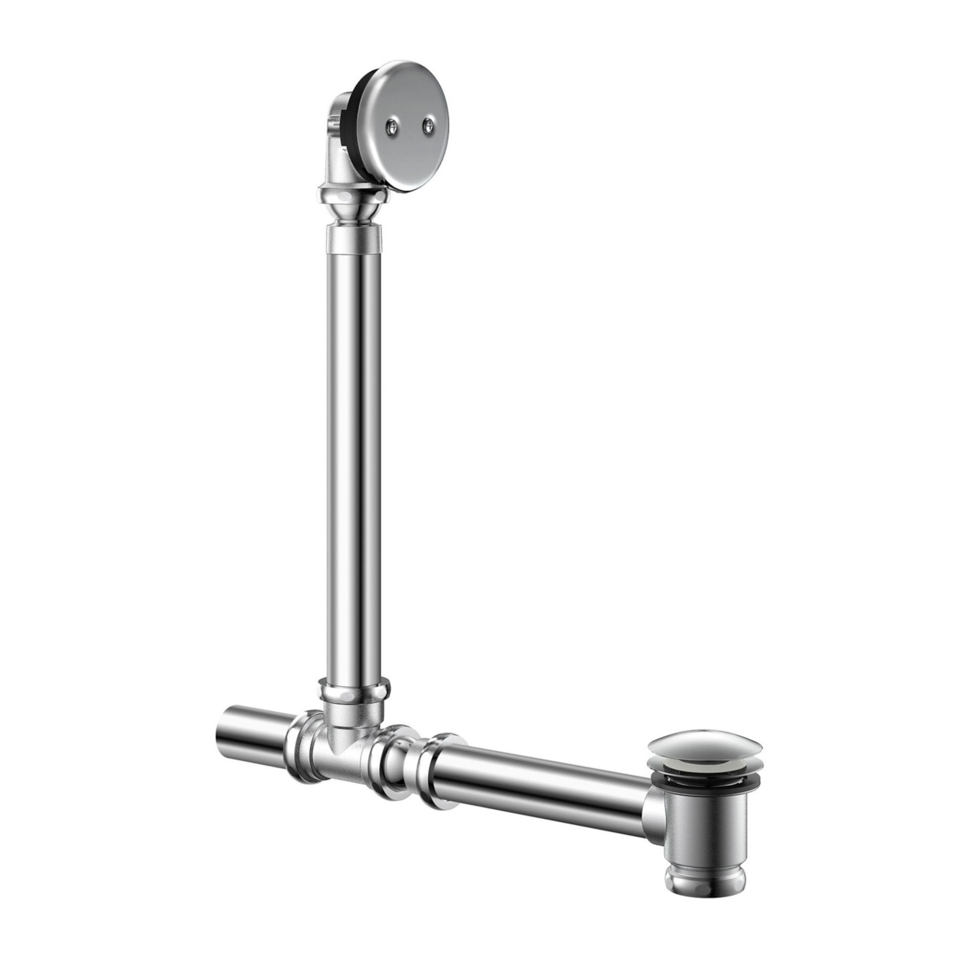 (PP1023) 400x235mm Exposed Bath Waste For Roll Top Bath Chrome plated surface for a pristine a... - Image 2 of 2