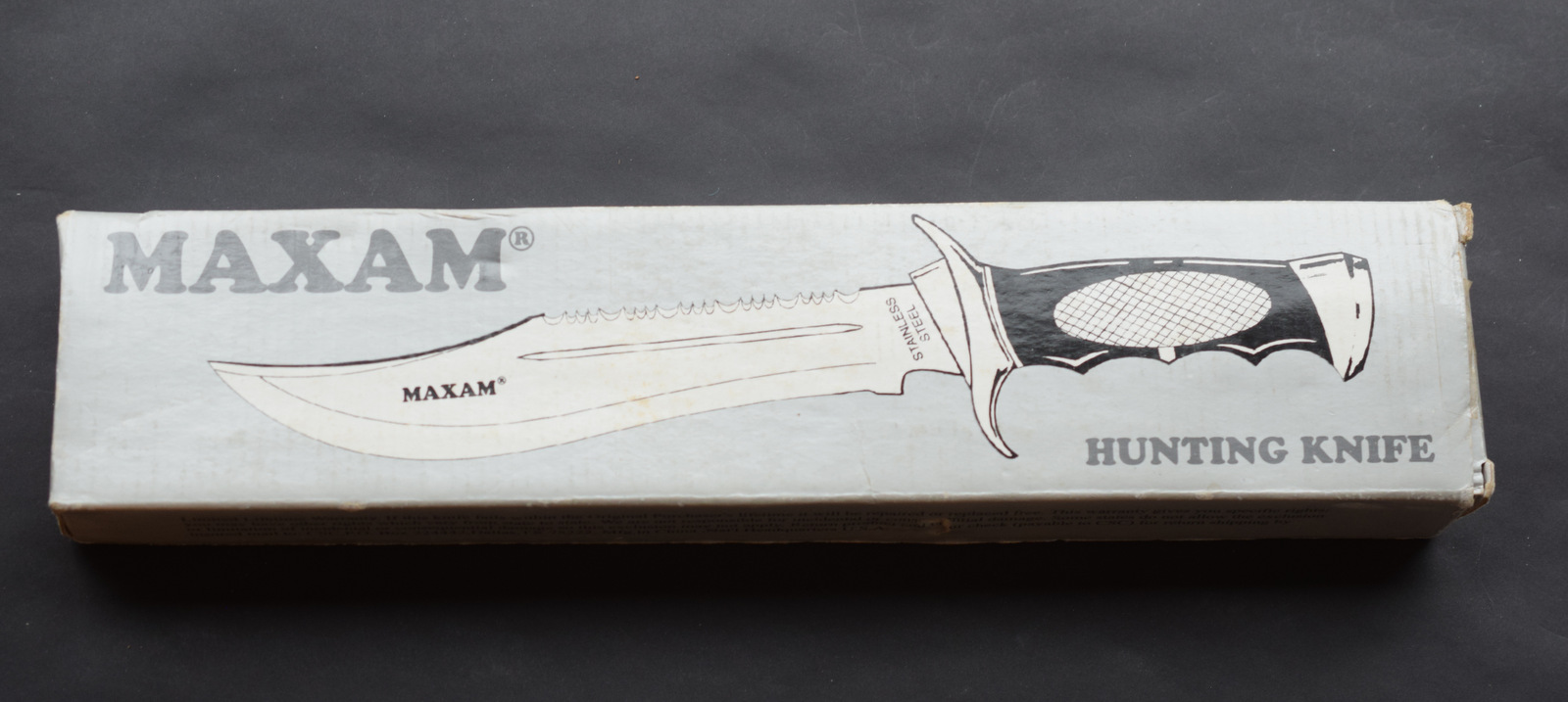 Large Maxam Hunting Knife And Sheath - Image 2 of 4