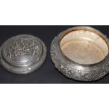 Indian Silver Lidded Bowl
