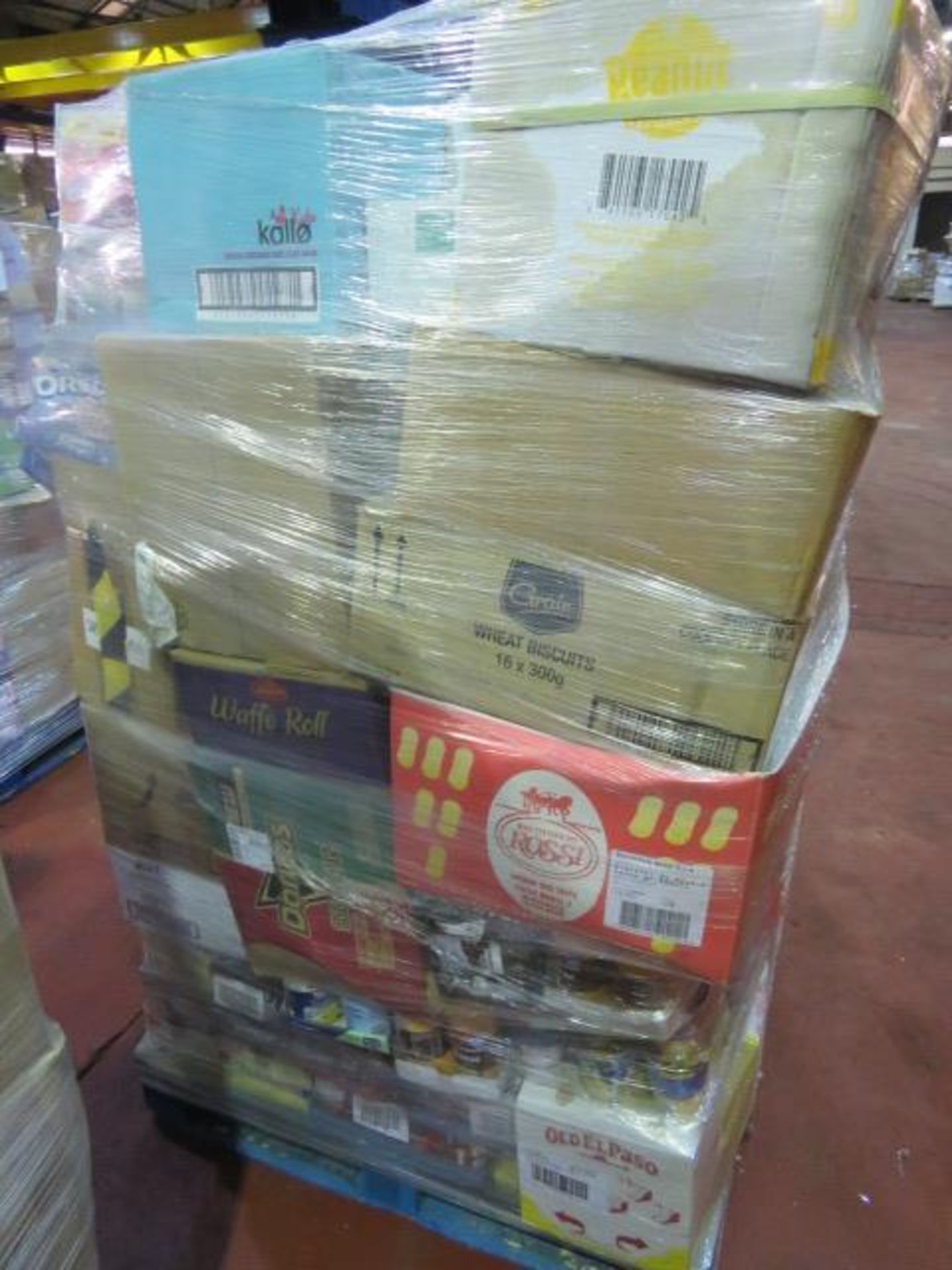 (332) LARGE PALLET TO CONTAIN A VERY LARGE QTY OF VARIOUS FOOD, DRINK & CONFECTIONARY TO INCLU...