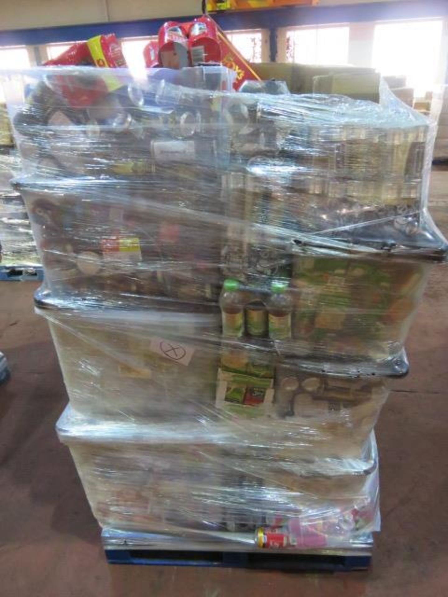 (24) LARGE PALLET TO CONTAIN A VERY LARGE QTY OF VARIOUS FOOD, DRINK & CONFECTIONARY TO INCLUD...