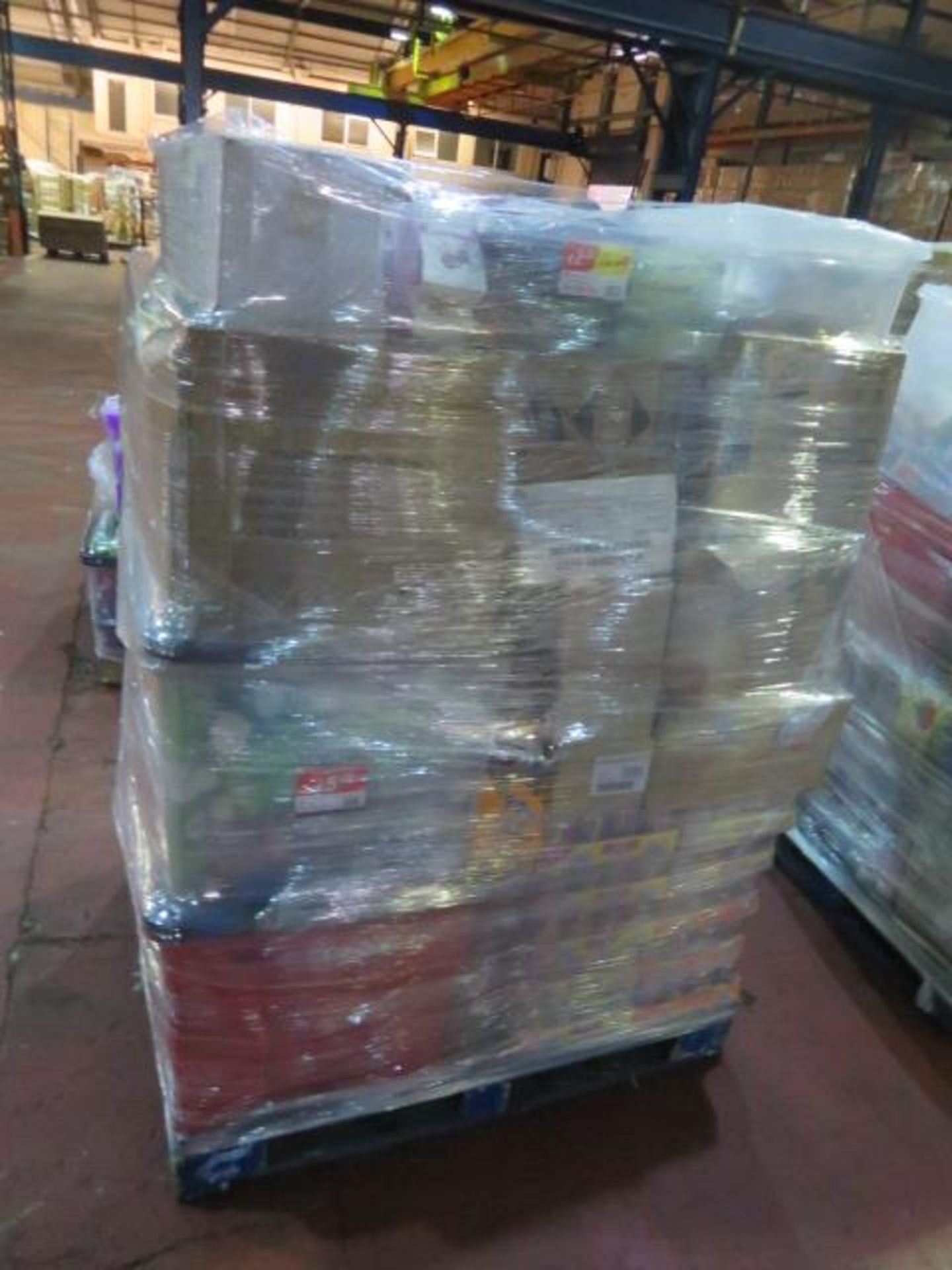 (334) LARGE PALLET TO CONTAIN A VERY LARGE QTY OF VARIOUS FOOD, DRINK & CONFECTIONARY TO INCLU... - Image 3 of 6
