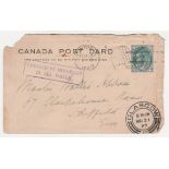 Crash And Wreck Mail 1899 Postal Stationery Postcard To England