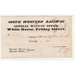 G.B. - Parcel Post 1842 Printed Receipt