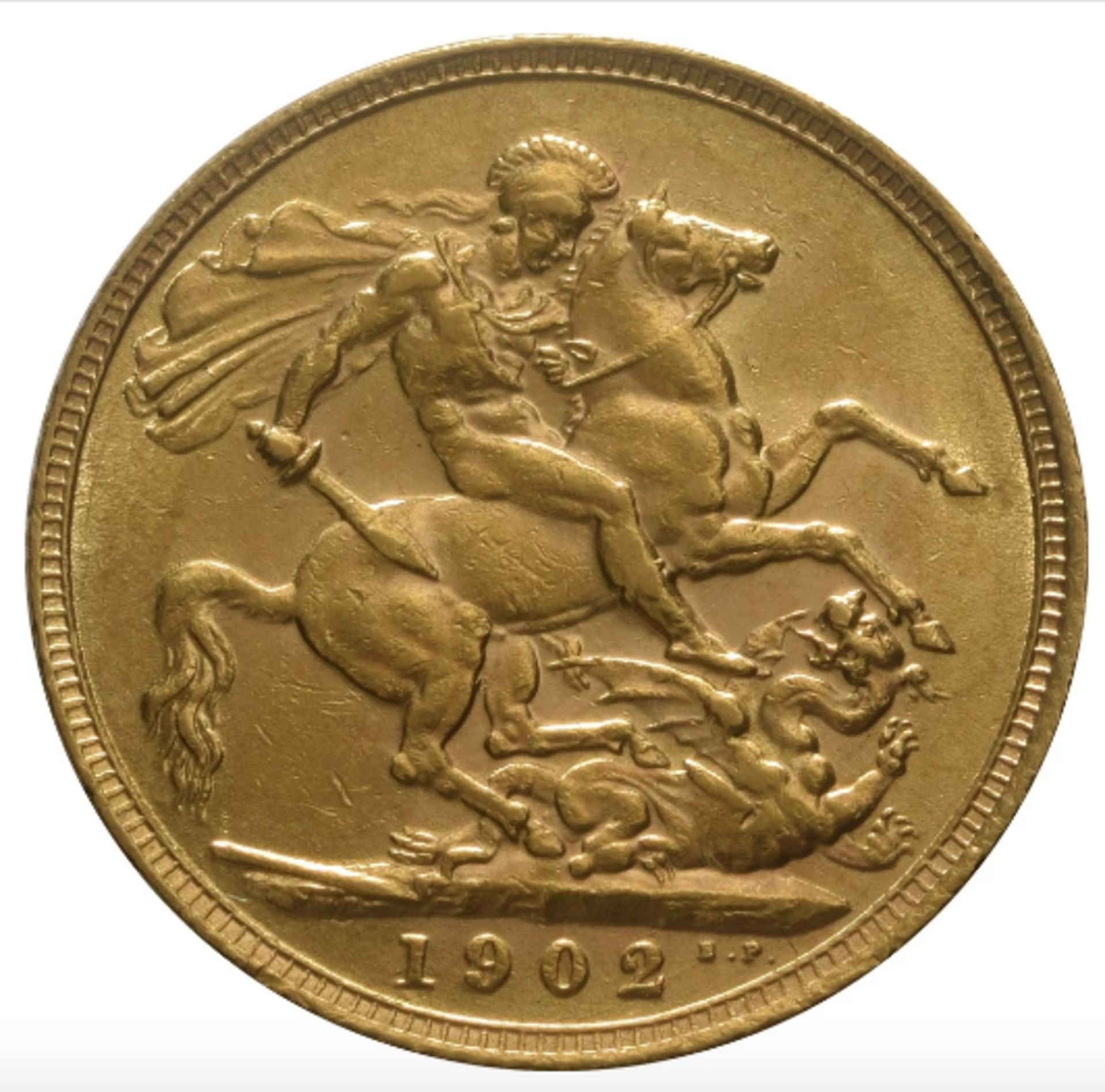 1902 - Full Gold Sovereign - King Edwards VII - London