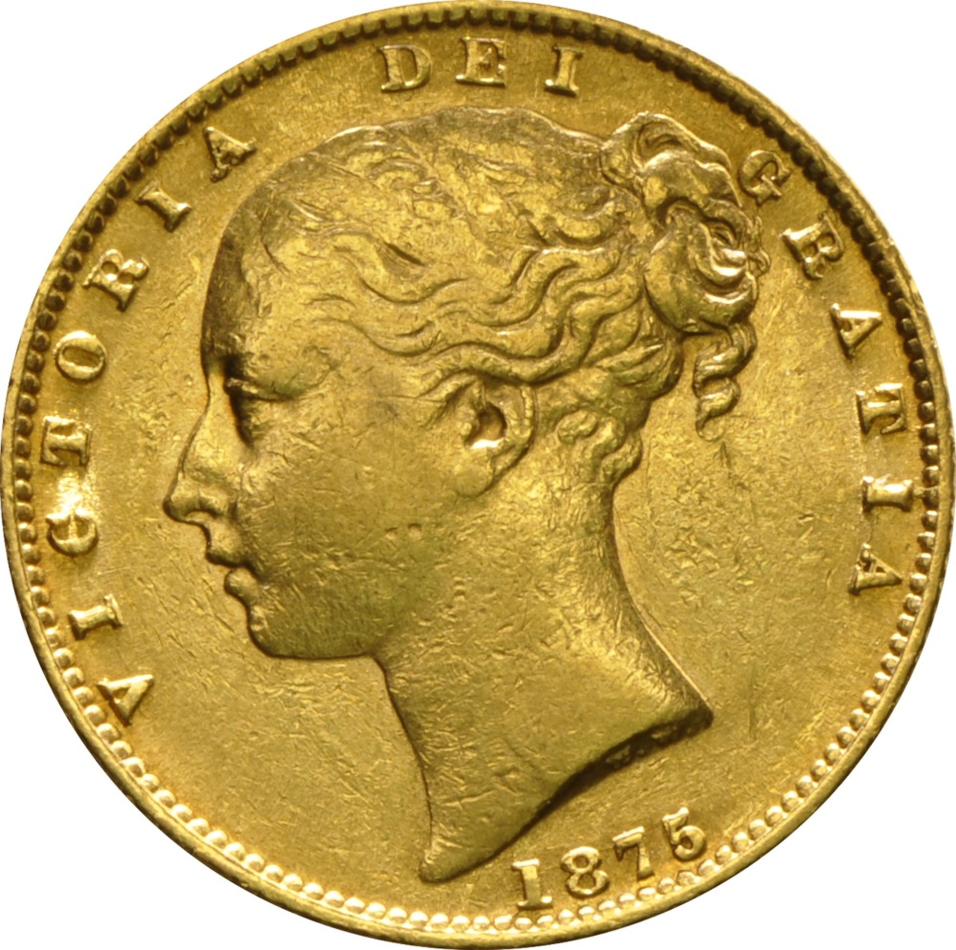 1875 Queen Victoria Sovereign (Sydney)