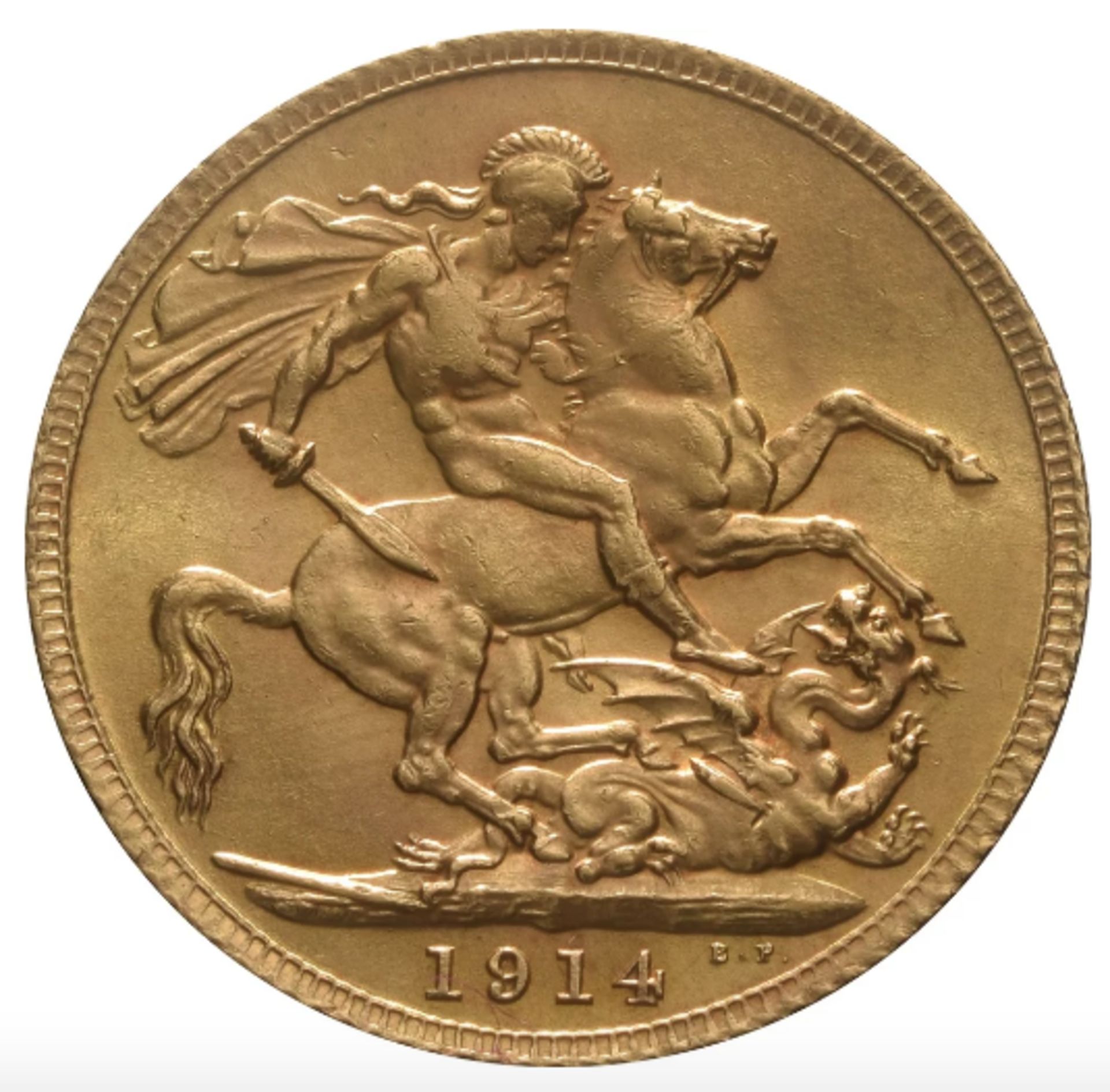 1914 - Full Gold Sovereign - King George V - London