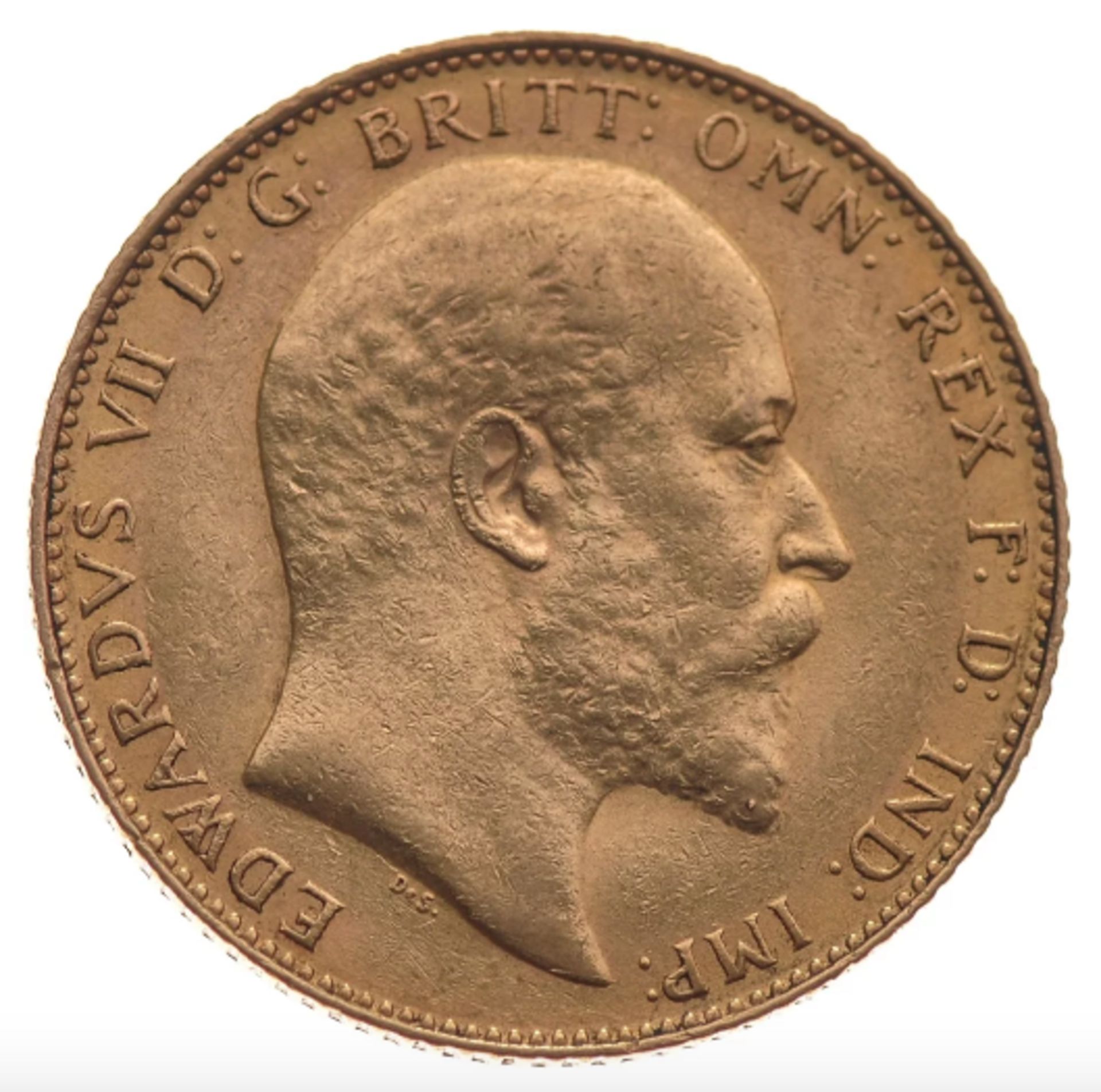 1910 - Full Gold Sovereign - King Edward VII - London - Image 2 of 2