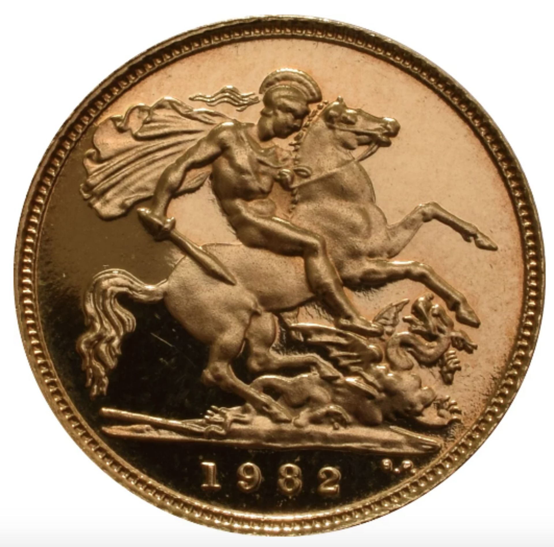 1982 - Half Sovereign - Elizebeth II Decimal Proof