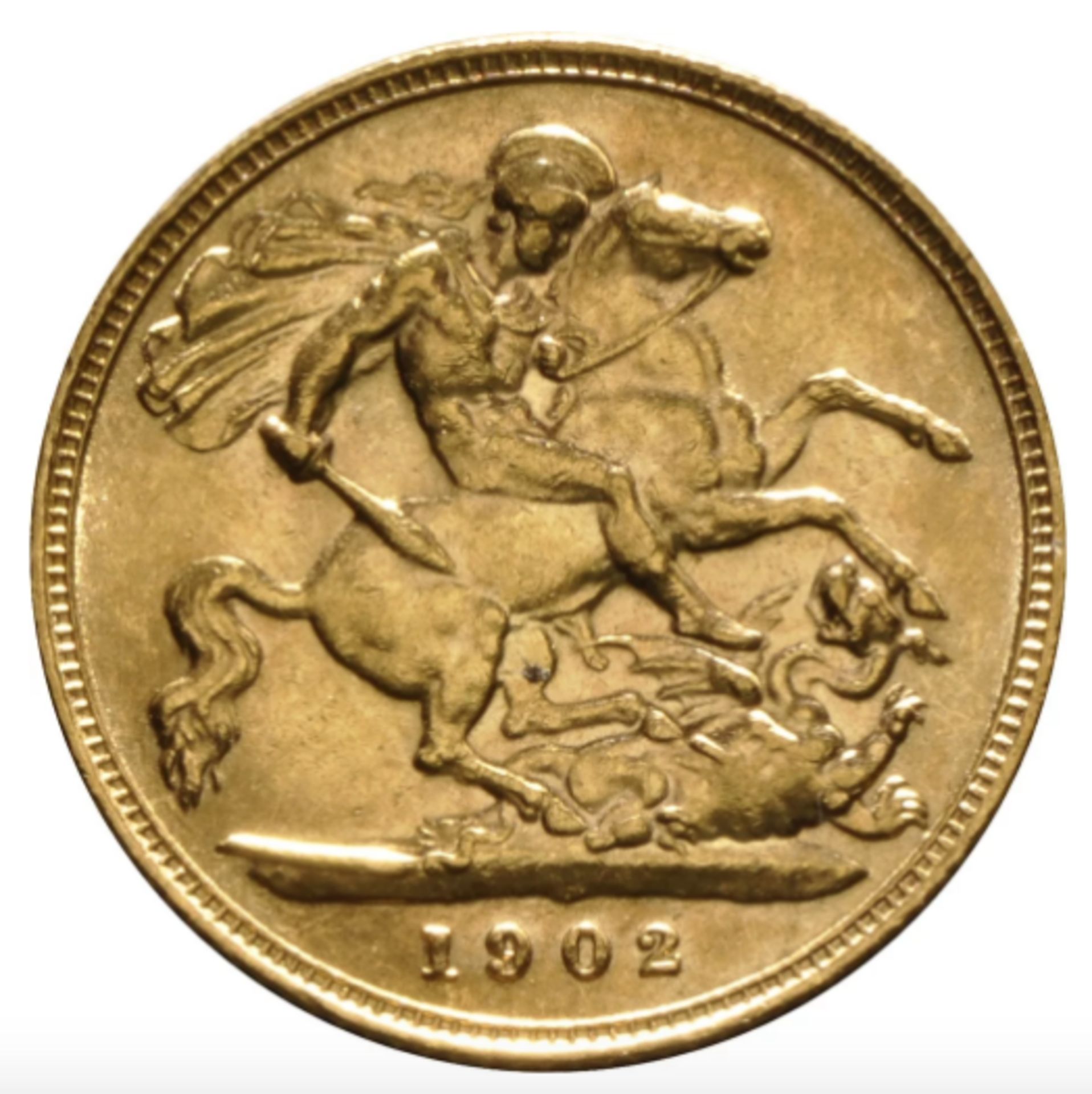 1902 - Half Sovereign - King Edward VII - London