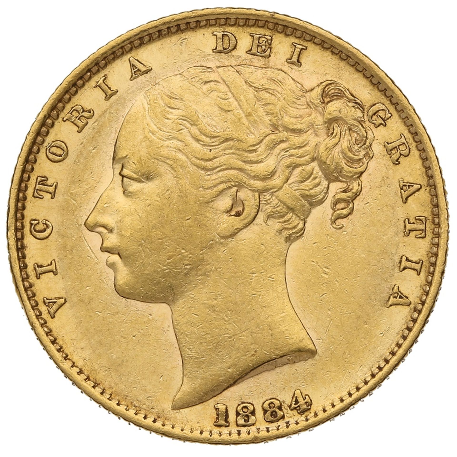 1884 Queen Victoria Sovereign (Sydney) - Image 2 of 2