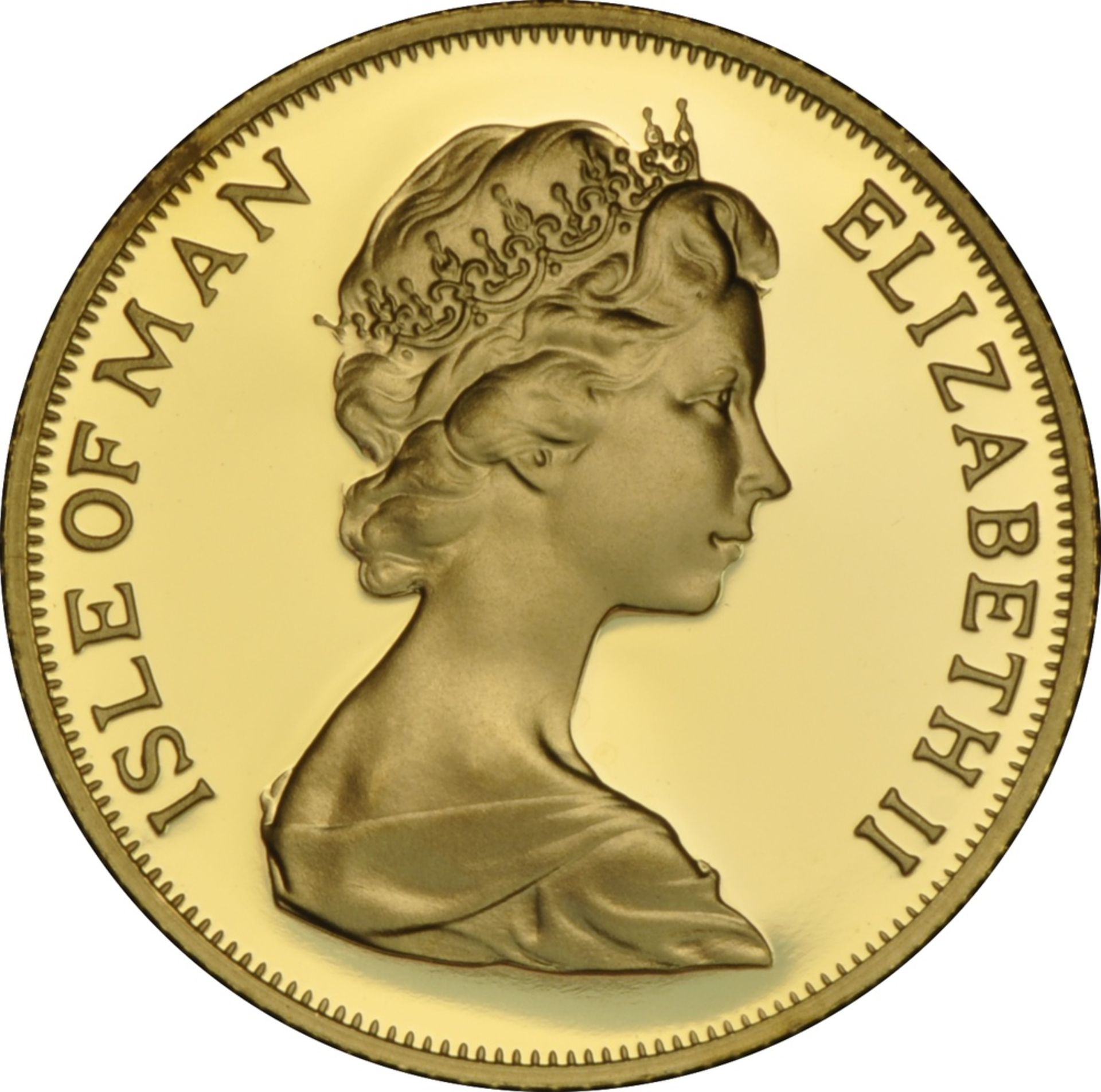Isle of Man, Elizabeth II, gold Half-Sovereign - Image 2 of 2